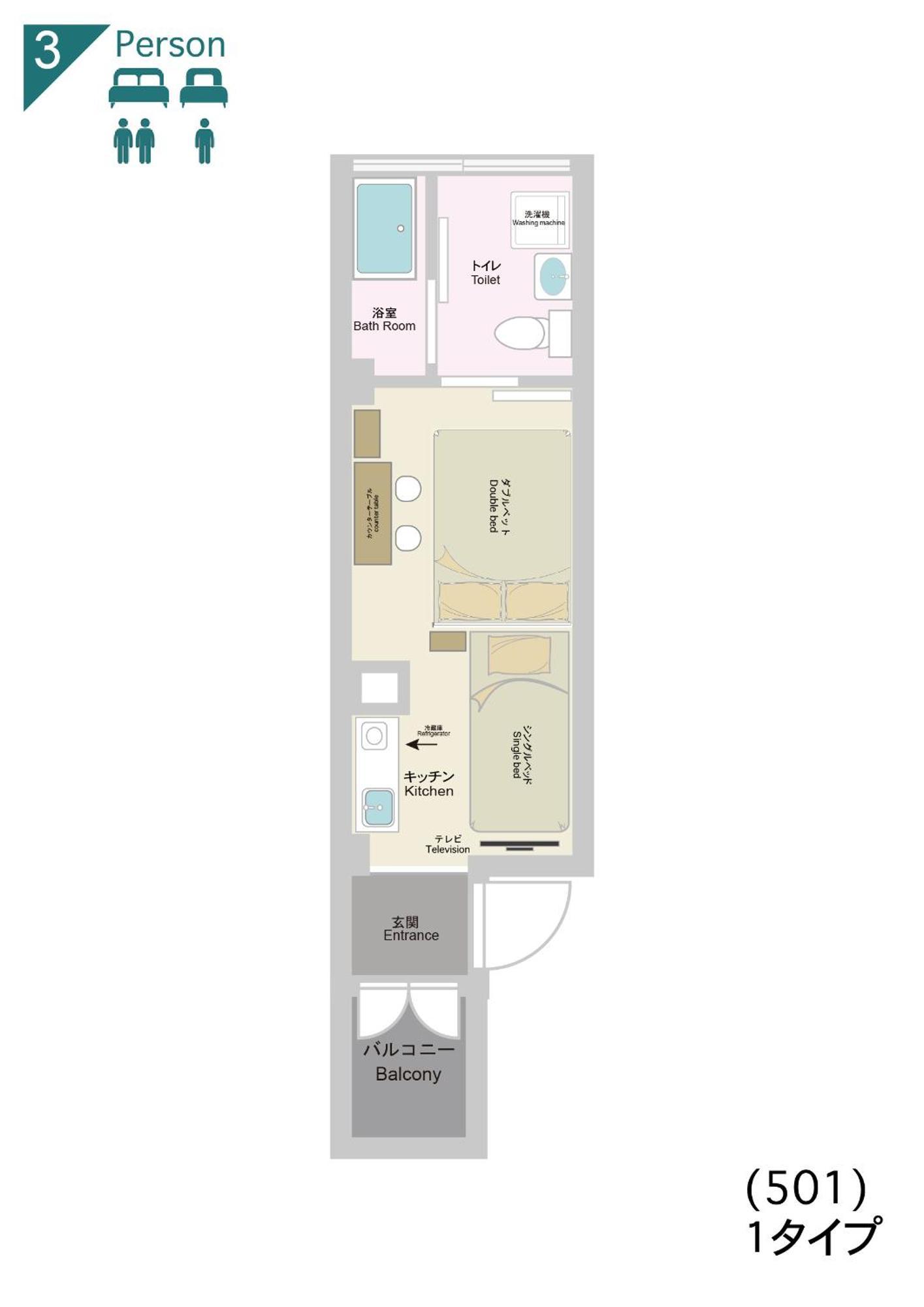 Nestay Waseda Appartement *